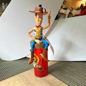 VINTAGE NWT! Toy Story 2 Woody Articulated Tumbler w/ movable parts